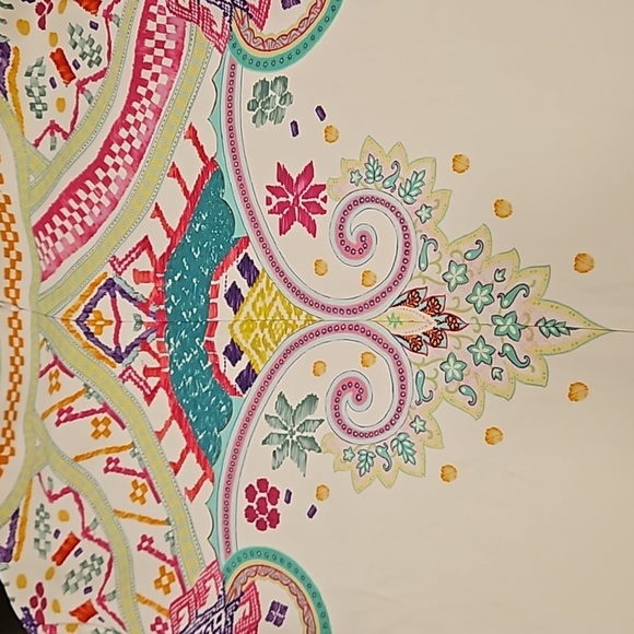 💕ETRO💕 Tavolara Printed V-neck Shift Dress ~ Multi-Color Paisley Print 48 EU - Picture 14 of 16